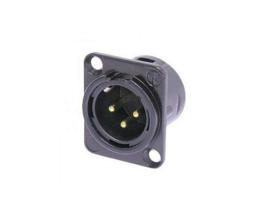 Панельный разъем Neutrik NC3MD-L-B-1 - 130257 за 328 грн. | 4Club