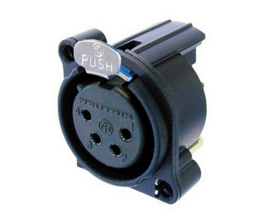 Профессиональный панельный разъем Neutrik NC4FAH - 130244 за 198 грн. | 4Club