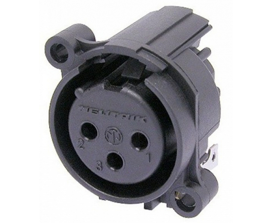 Панельный разъем XLR Neutrik NC3FAY - 130240 за 0 грн. | 4Club