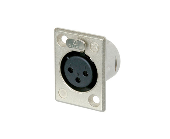 Панельный разъем XLR Neutrik NC3FP-1​ - 130254 за 330 грн. | 4Club