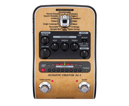 Компактный процессор для акустической гитары Zoom AC-2 - 130435 за 10296 грн. | 4Club