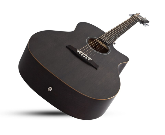 Акустическая гитара SCHECTER DELUXE ACOUSTIC SSTBLK