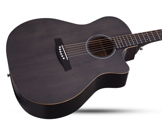 Акустическая гитара SCHECTER DELUXE ACOUSTIC SSTBLK