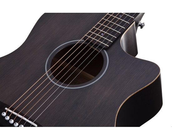 Акустическая гитара SCHECTER DELUXE ACOUSTIC SSTBLK