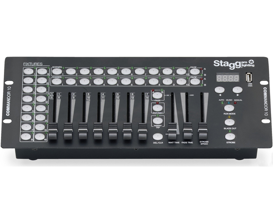Пульт DMX Stagg COMMANDOR 10-2 - 131392 за 0 грн. | 4Club
