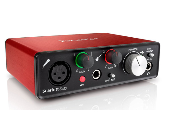 Аудиоинтерфейс FOCUSRITE SCARLETT SOLO NEW - 108946 за 0 грн. | 4Club