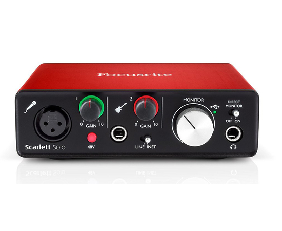 Аудиоинтерфейс FOCUSRITE SCARLETT SOLO NEW