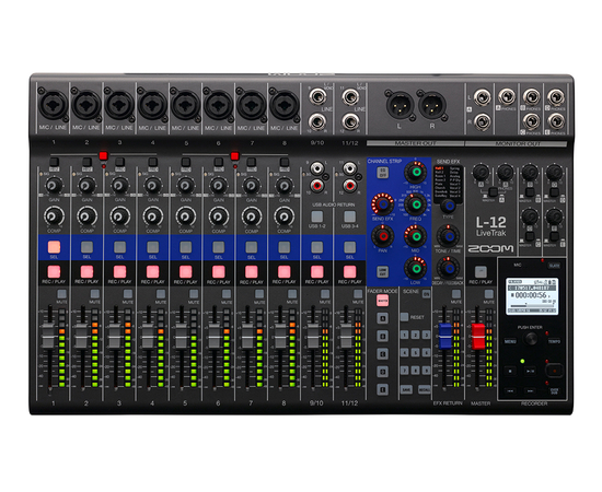 Цифровой микшерный пульт Zoom L-12