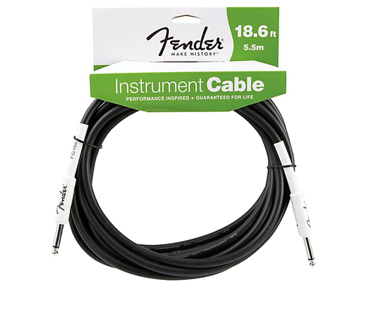 Инструментальный кабель FENDER PERFORMANCE INSTRUMENT CABLE 18,6' BK - 83355 за 0 грн. | 4Club