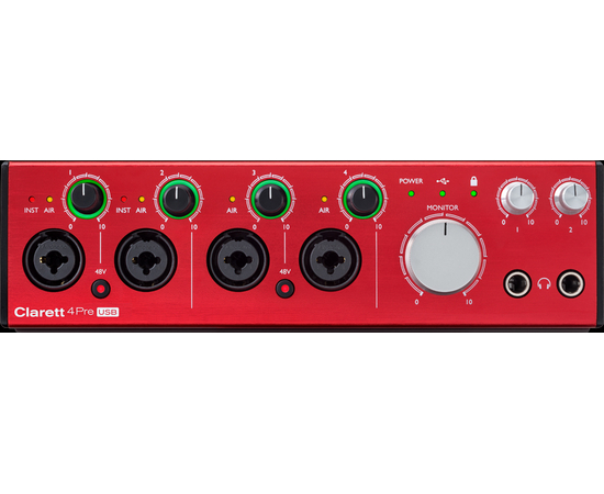 Аудиоинтерфейс FOCUSRITE Clarett 4Pre USB