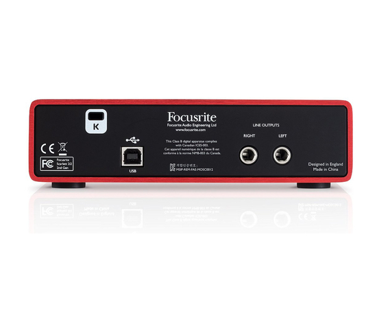 Аудиоинтерфейс FOCUSRITE SCARLETT 2I2 NEW