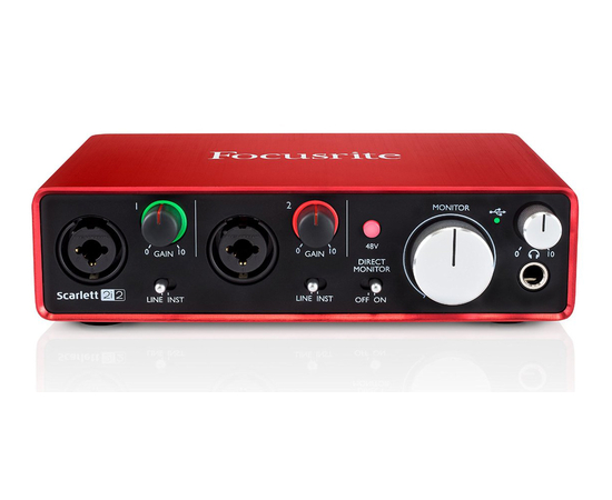 Аудиоинтерфейс FOCUSRITE SCARLETT 2I2 NEW