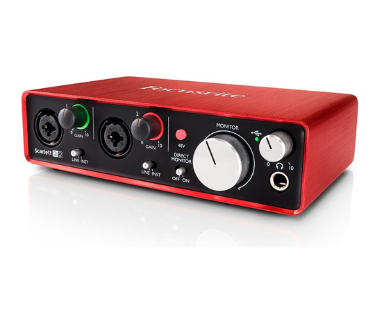 Аудиоинтерфейс FOCUSRITE SCARLETT 2I2 NEW