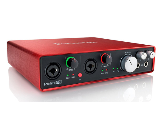 Аудиоинтерфейс FOCUSRITE SCARLETT 6I6 NEW