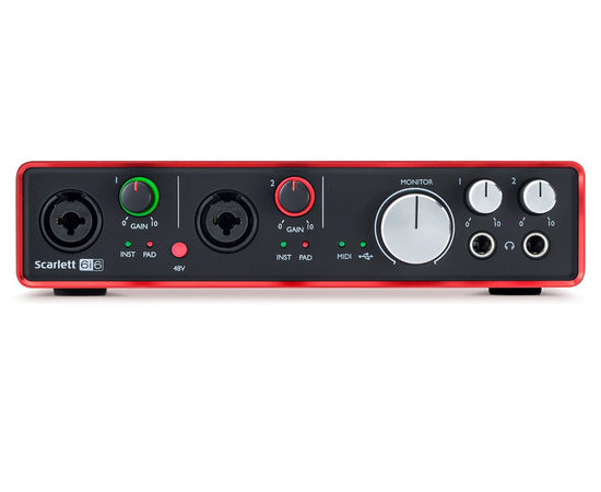 Аудиоинтерфейс FOCUSRITE SCARLETT 6I6 NEW