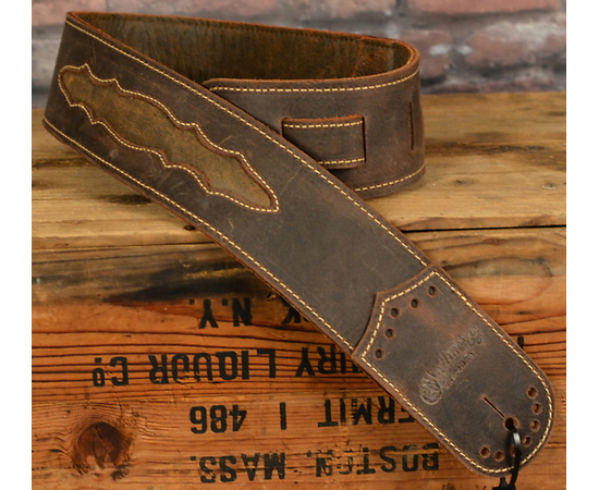 Гитарный ремень MARTIN 18A0079 Wingtip Guitar Strap (Dark Brown)