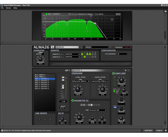Цифровой процессор ECLER ALMA26
