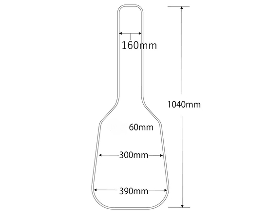 Чехол для электрогитары CNB EGB1280