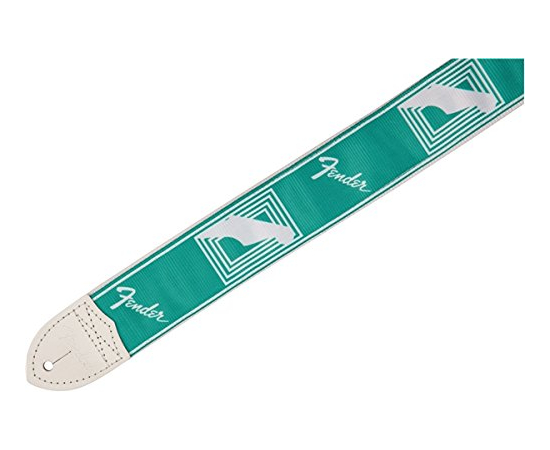 ​Гитарный ремень FENDER 2" MONOGRAMMED STRAP SEA FOAM GREEN