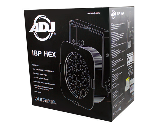 Светодиодный прожектор ADJ 18P HEX
