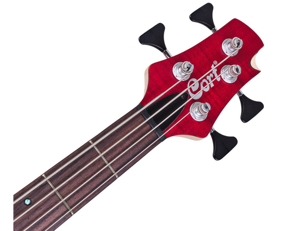 Бас-гитара CORT A4 Plus FMMH (Open Pore Black Cherry)