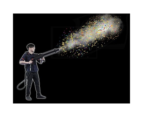 Ручной генератор конфетти Disco Effect D-004B-2 CO2 Confetti Gun - 134803 за 13500 грн. | 4Club