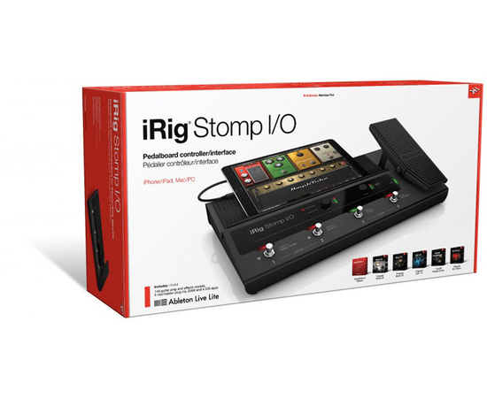 Напольный гитарный USB-контроллер IK MULTIMEDIA iRig Stomp I/O