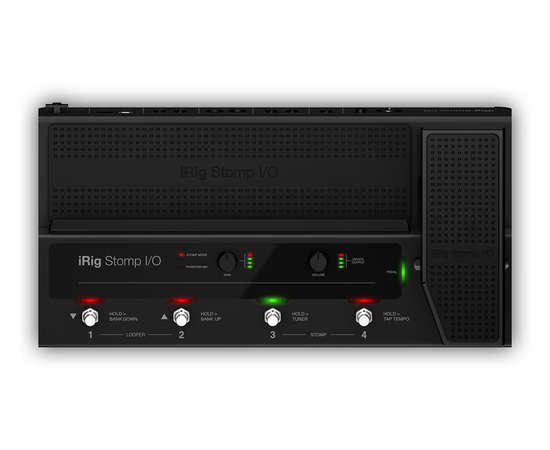 Напольный гитарный USB-контроллер IK MULTIMEDIA iRig Stomp I/O