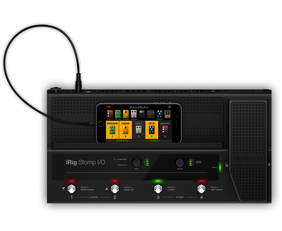 Напольный гитарный USB-контроллер IK MULTIMEDIA iRig Stomp I/O