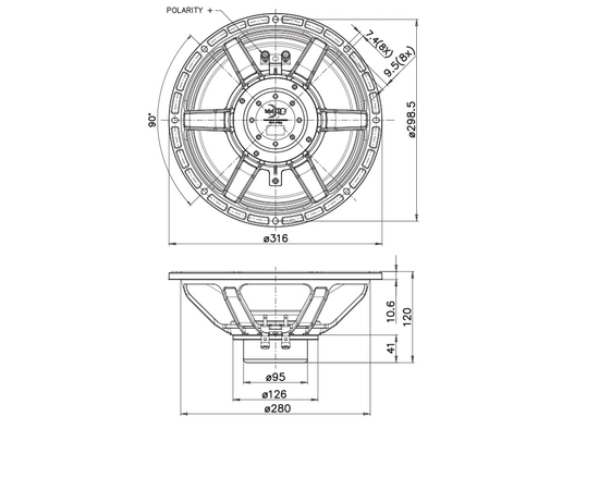 НЧ-динамик FaitalPRO 12PR320