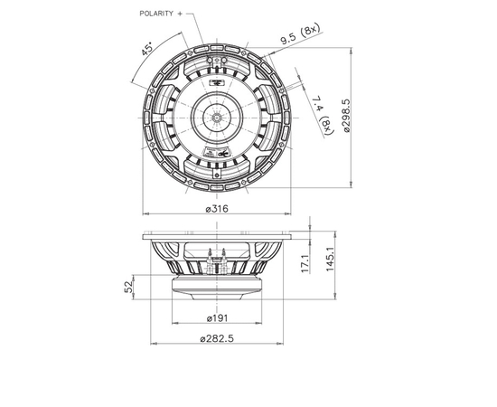 НЧ-динамик FaitalPRO 12RS550