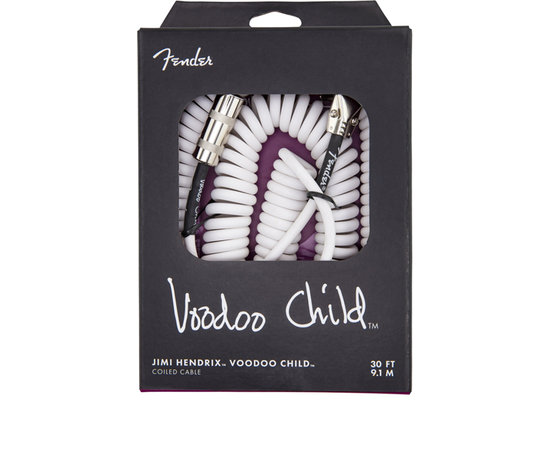 Гитарный кабель FENDER HENDRIX VOODOO CHILD CABLE WHITE