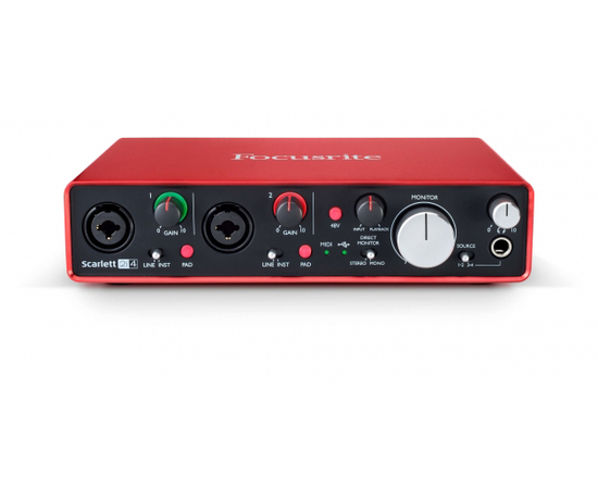 Аудиоинтерфейс FOCUSRITE SCARLETT 2I4 NEW