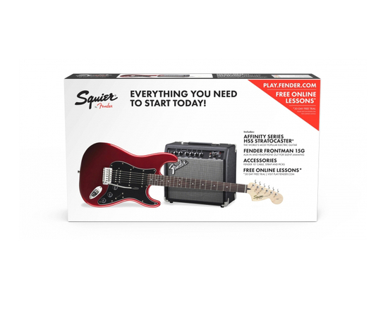 Гитарный набор SQUIER by FENDER STRAT PACK CANDY APPLE RED - 135287 за 0 грн. | 4Club