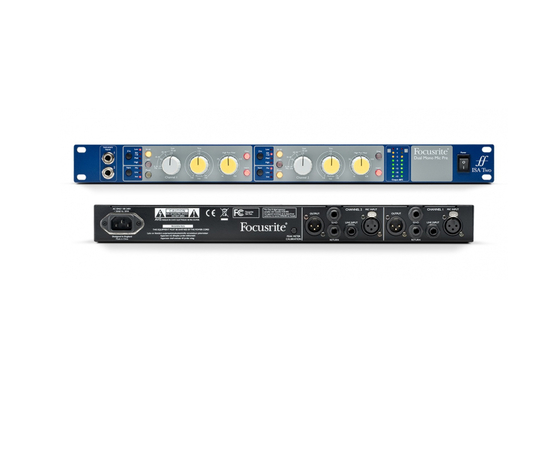 Микрофонный предусилитель FOCUSRITE ISA TWO Dual Channel ISA Mic pre ...