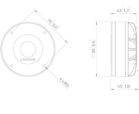 ВЧ драйвер LAVOCE DF10.142LK