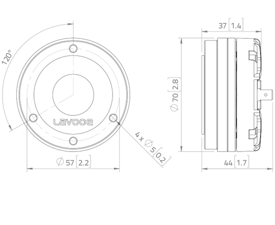 ВЧ драйвер LAVOCE DN10.14M