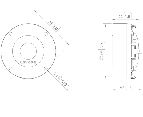 ВЧ драйвер LAVOCE DN10.17T