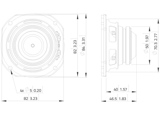 Широкополосный динамик LAVOCE FSN030.72