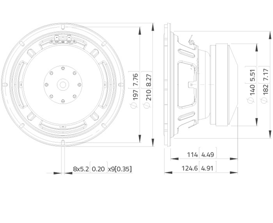 НЧ динамик LAVOCE SSF082.00L
