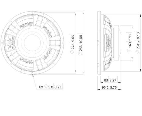 НЧ динамик LAVOCE SSF102.40