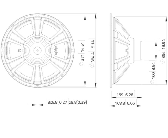 НЧ динамик LAVOCE SSN153.00