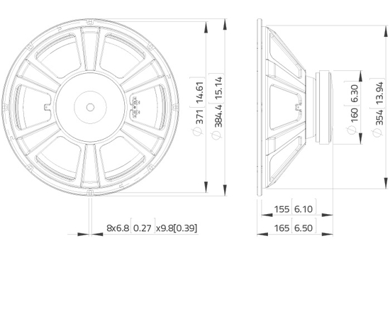 НЧ динамик LAVOCE WSF152.50