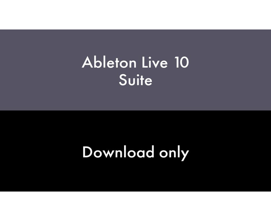 Программное обеспечение Ableton Live 10 Suite, EDU