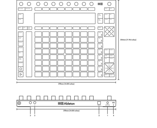 ​MIDI контроллер Ableton Push 2 - Live 10 Suite Bundle