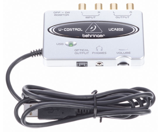 Аудиоинтерфейс Behringer UCA202 USB
