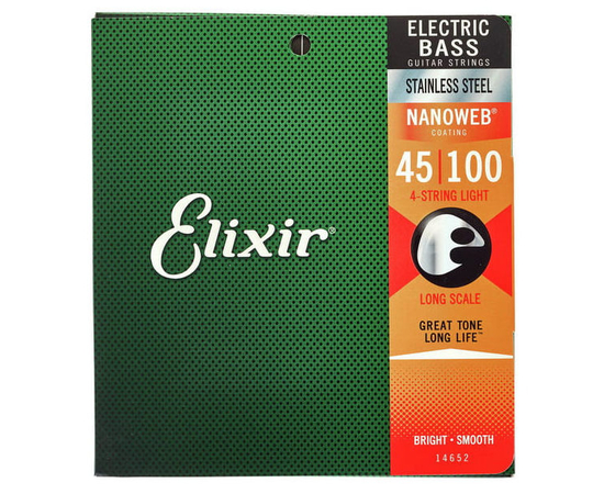 ​Набор струн для бас-гитары Elixir Bass SS NW 4 L 045 - 136509 за 0 грн. | 4Club