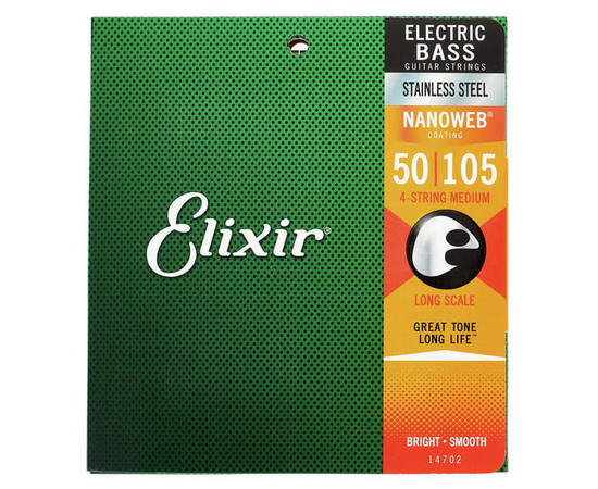 ​Набор струн для бас-гитары Elixir Bass SS NW 4 M 050 - 136511 за 0 грн. | 4Club