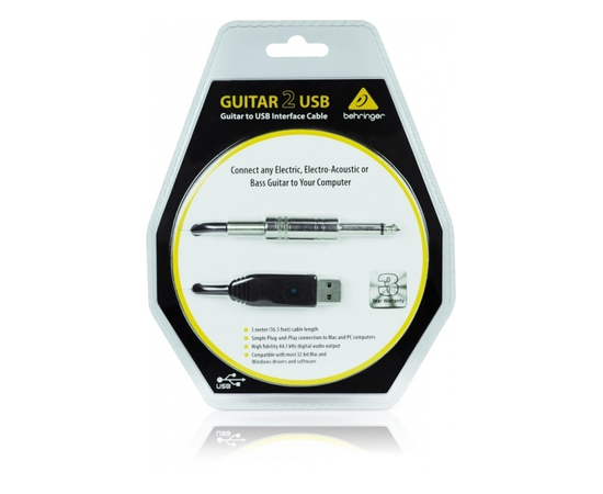 Кабель USB-интерфейс Behringer GUITAR 2 USB - 136199 за 0 грн. | 4Club