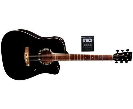 Электроакустическая гитара Tenson D-10 СЕ F501326 BK